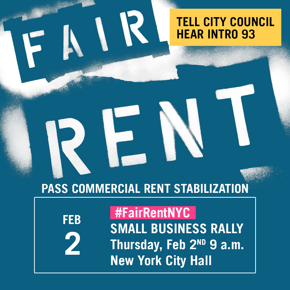 Small Business Advocates' Call to City Council: PASS Commercial Rent Stabilization in 2023